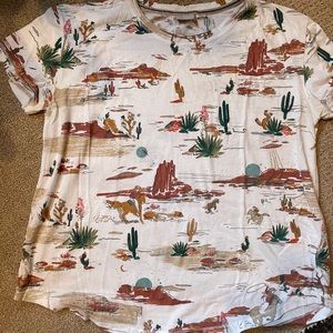 Anthropologie Western t-shirt.